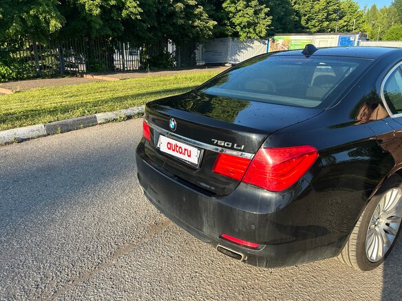 2009 BMW 7 серии Long 750Li xDrive V (F01/F02/F04), чёрный, 1180000 рублей - вид 1