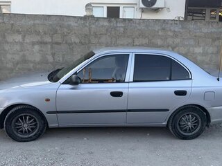 2008 Hyundai Accent ТагАЗ II, серебристый, 385000 рублей, вид 5