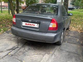 2003 Hyundai Accent ТагАЗ II, серый, 150000 рублей, вид 2
