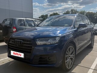 2016 Audi Q7 II (4M), синий, 4500000 рублей, вид 1
