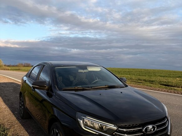2024 Lada (ВАЗ) Vesta I Рестайлинг (NG), чёрный, 1290000 рублей - вид 1