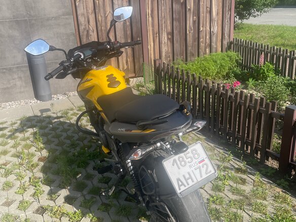 2022 Bajaj Pulsar NS 125, жёлтый, 175000 рублей - вид 5