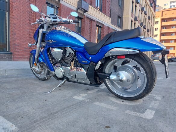 2007 Suzuki Boulevard M109R, синий, 1100000 рублей - вид 15