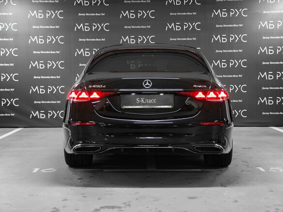 2026 Mercedes-Benz S-Класс 450 d Long 4MATIC VII (W223) Рестайлинг, чёрный - вид 5