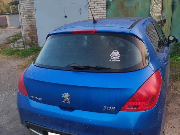 2009 Peugeot 308 I, синий, 350000 рублей - вид 3