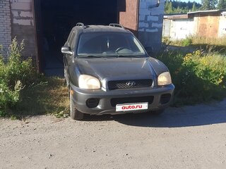 2003 Hyundai Santa Fe I, чёрный, 300000 рублей, вид 2
