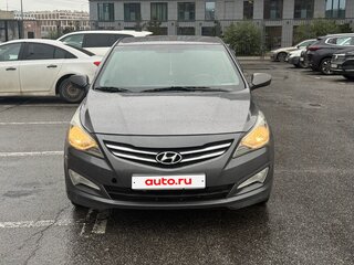 2015 Hyundai Solaris I Рестайлинг, серый, 430000 рублей, вид 1