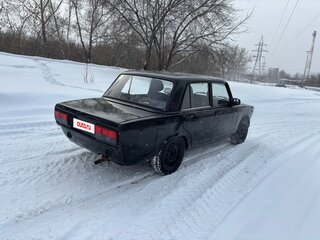 2006 Lada (ВАЗ) 2107, чёрный, 130000 рублей, вид 5