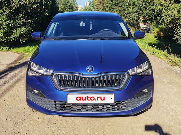 2021 Skoda Rapid II, синий, 1400000 рублей - вид 1