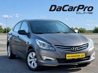 2014 Hyundai Solaris I Рестайлинг, серый, 676500 рублей, вид 1