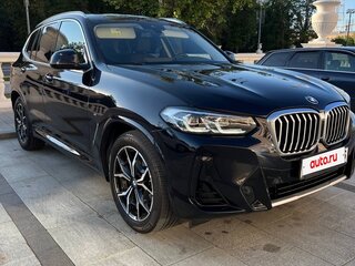 2022 BMW X3 25i xDrive III (G01) Рестайлинг, чёрный, 3100000 рублей, вид 3