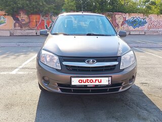 2014 Lada (ВАЗ) Granta I, коричневый, 475000 рублей, вид 2