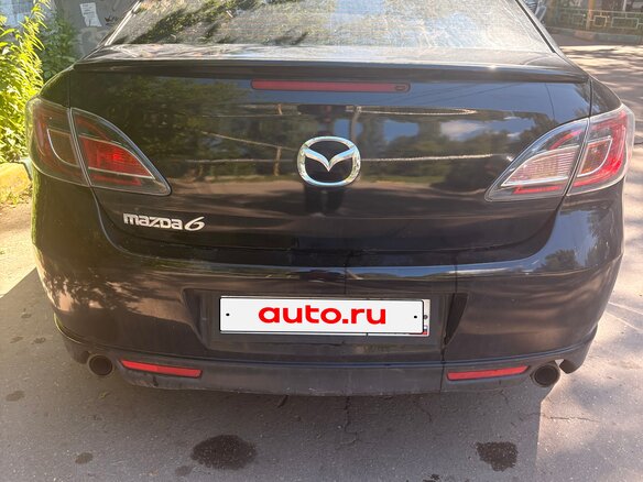2008 Mazda 6 II (GH), чёрный, 550000 рублей - вид 7