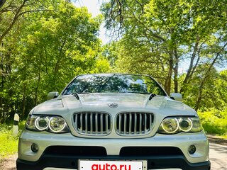 2001 BMW X5 4.4i I (E53), серебристый, 930000 рублей, вид 5