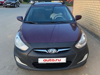 2011 Hyundai Solaris I, фиолетовый, 630000 рублей, вид 1
