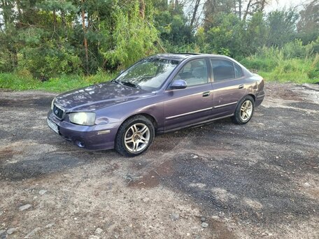 2002 Hyundai Elantra III (XD), фиолетовый, 119000 рублей, вид 2