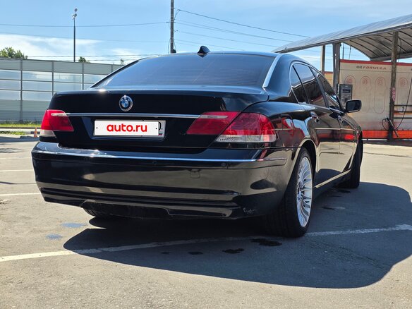 2005 BMW 7 серии 750Li IV (E65/E66) Рестайлинг, чёрный - вид 12