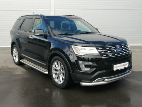 2017 Ford Explorer V Рестайлинг, чёрный, 2970000 рублей, вид 1