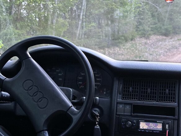 1990 Audi 80 IV (B3), чёрный, 70000 рублей - вид 6