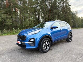2021 Kia Sportage IV Рестайлинг, синий, 1990000 рублей, вид 1