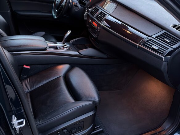2013 BMW X6 35i I (E71) Рестайлинг, синий - вид 10