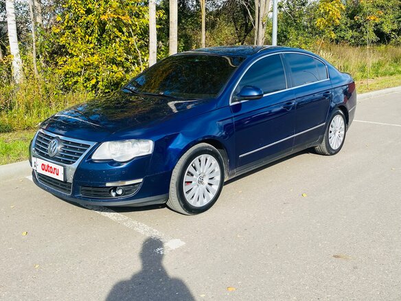 2008 Volkswagen Passat B6, синий, 520000 рублей - вид 12