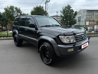 2003 Toyota Land Cruiser 100 Series Рестайлинг 1, чёрный, 2080000 рублей, вид 2