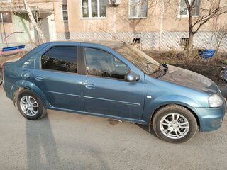 2011 Renault Logan I Рестайлинг, синий, 410000 рублей, вид 3