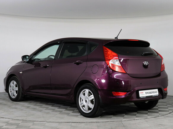 2013 Hyundai Solaris I, фиолетовый - вид 3