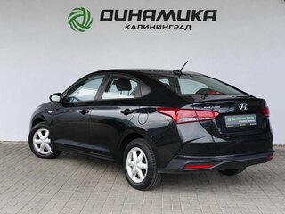 2021 Hyundai Solaris II Рестайлинг, чёрный, 1459000 рублей, вид 3