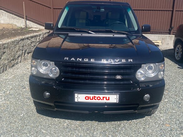 2005 Land Rover Range Rover III Рестайлинг, чёрный, 1000000 рублей