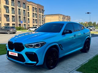 2020 BMW X6 M Competition III (F96), голубой, 9900000 рублей, вид 2