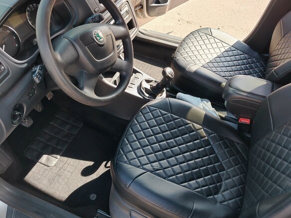 2012 Skoda Fabia II Рестайлинг, бежевый - вид 6