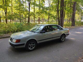 1991 Audi 100 IV (C4), серебристый, 295000 рублей, вид 2