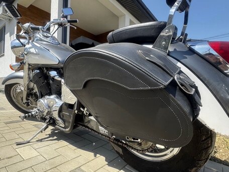 2003 Honda Shadow 400, серебристый, 450000 рублей, вид 3