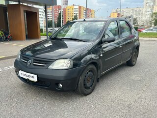 2009 Renault Logan I, чёрный, 249000 рублей, вид 1