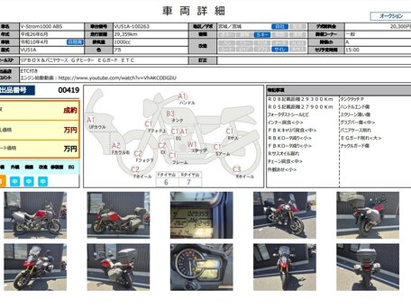 2014 Suzuki V-Strom 1000, пурпурный, 685000 рублей, вид 4