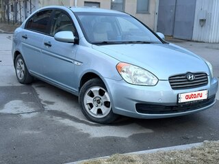 2007 Hyundai Verna II, голубой, 515000 рублей, вид 3