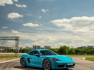 2016 Porsche Cayman III 718 (982), голубой, 6990000 рублей, вид 5