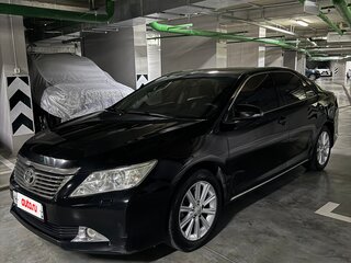 2012 Toyota Camry VII (XV50), чёрный, 1450000 рублей, вид 1