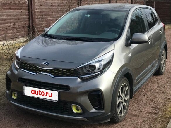 2018 Kia Picanto X-line X-Line III, бежевый, 1650000 рублей