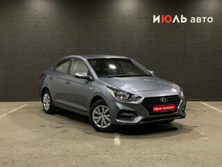 2017 Hyundai Solaris II, серый, 1070000 рублей, вид 3
