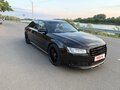 2015 Audi A8 Long III (D4) Рестайлинг, чёрный - вид 3