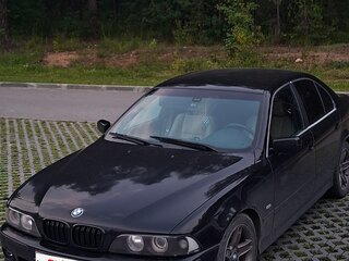 2002 BMW 5 серии 530i IV (E39) Рестайлинг, чёрный, 750000 рублей, вид 4