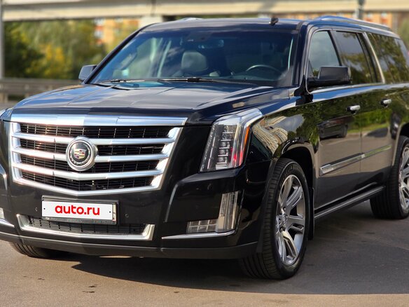 2014 Cadillac Escalade IV, чёрный - вид 1