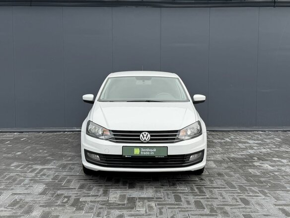 2020 Volkswagen Polo V Рестайлинг, белый - вид 2