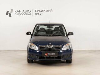 2014 Skoda Fabia II Рестайлинг, синий, 669900 рублей, вид 2