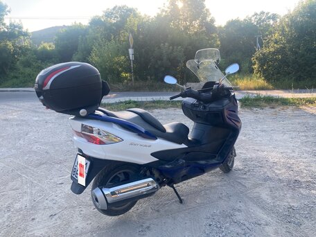 2007 Suzuki Burgman (SkyWave) 400, белый, 350000 рублей, вид 3