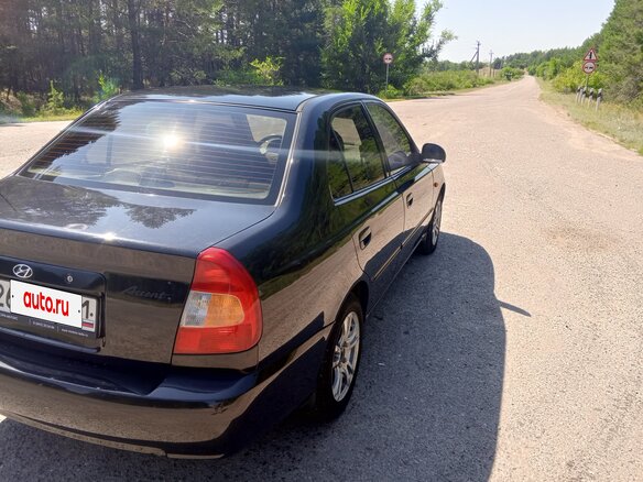 2008 Hyundai Accent ТагАЗ II, чёрный, 600000 рублей - вид 4