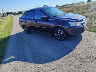 2016 Lada (ВАЗ) Granta I, пурпурный, 350000 рублей, вид 2